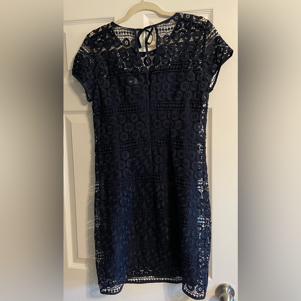 Loft Navy Blue Dress